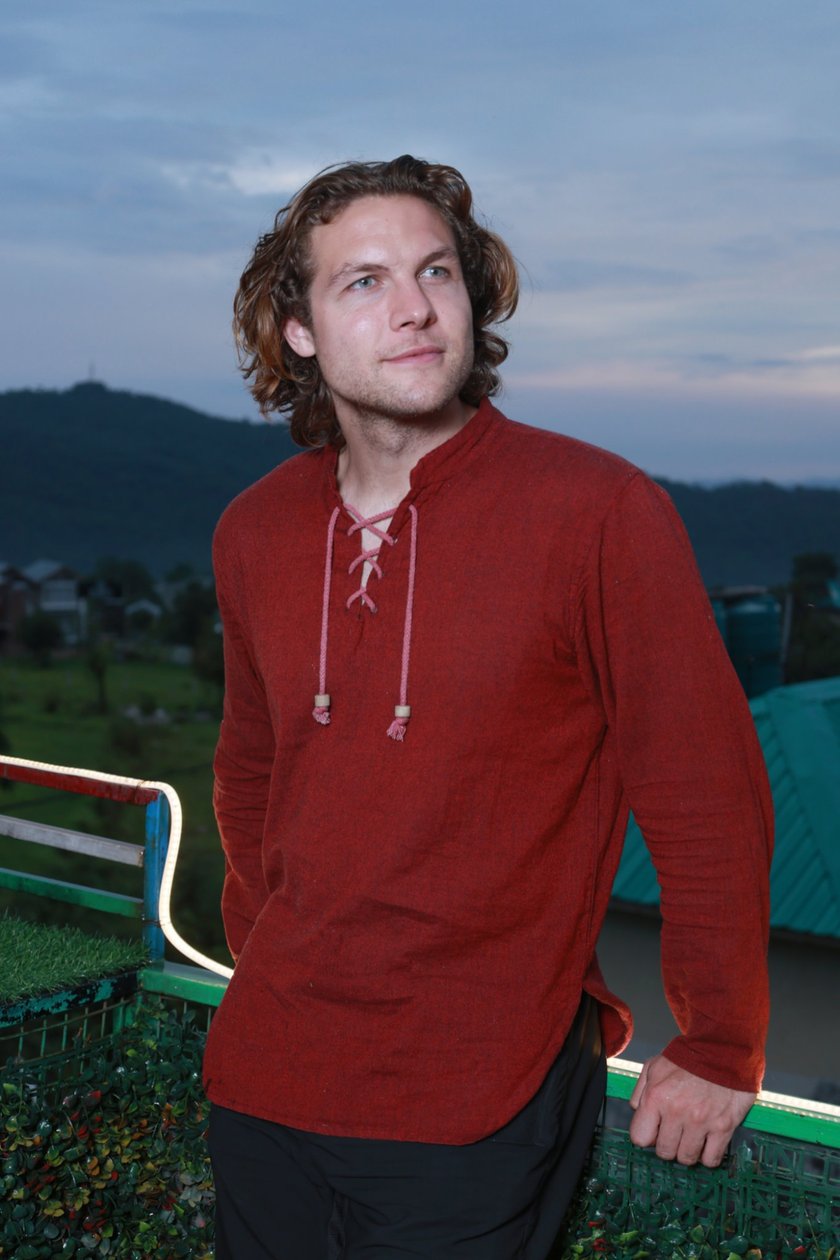 Robin Leo Hoffmann, host of the Still Human podcast, photographed in Bir, Himachal Pradesh. Photo: Varun Kumar
