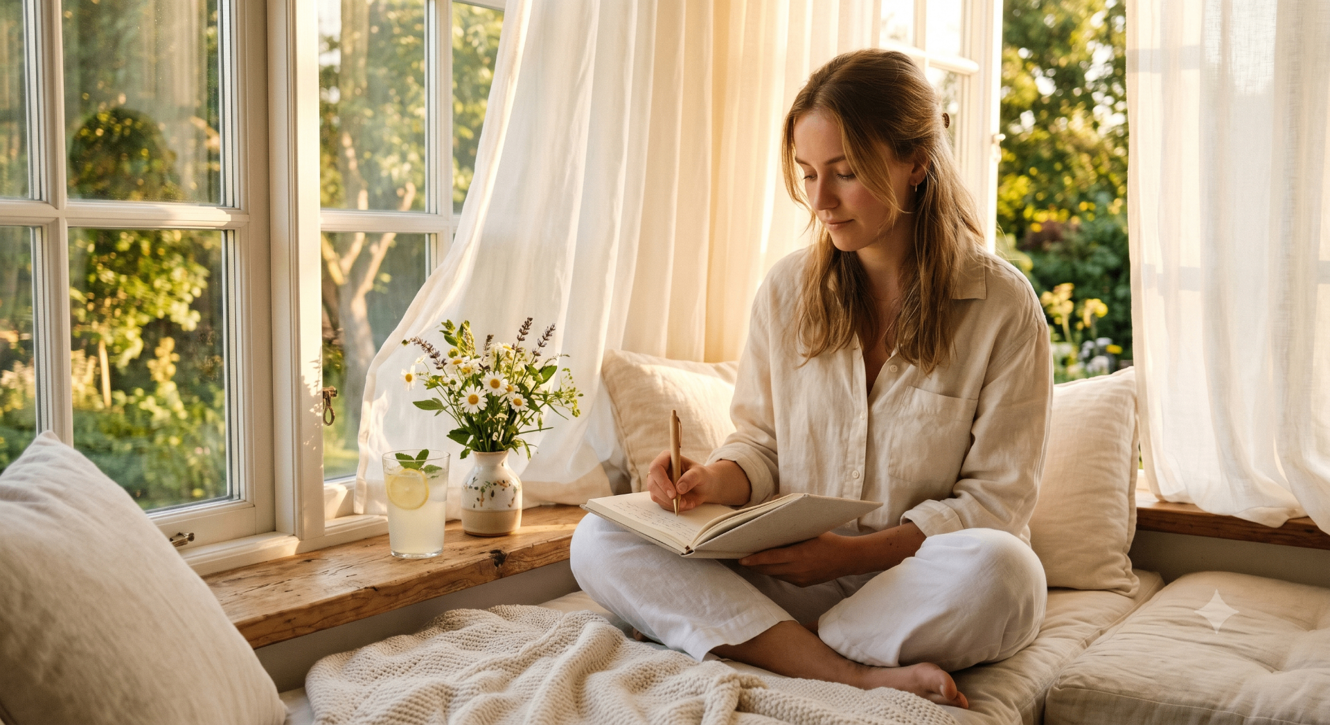 Journal Prompts for a Slow Summer Evening, 20 Quiet Questions