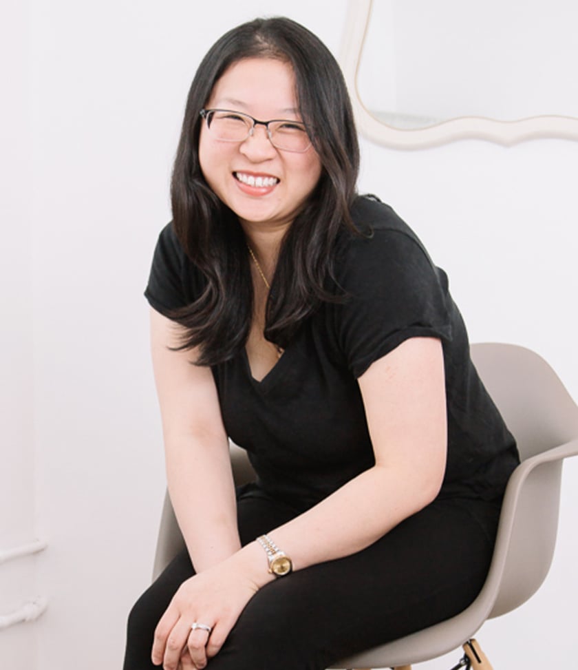 Mandy Tang beside a quote from Heal Your Career Wounds about finding your way back to yourself