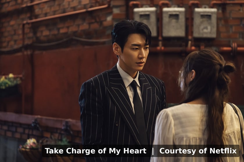 A scene from the Korean romantic comedy Take Charge of My Heart on Netflix