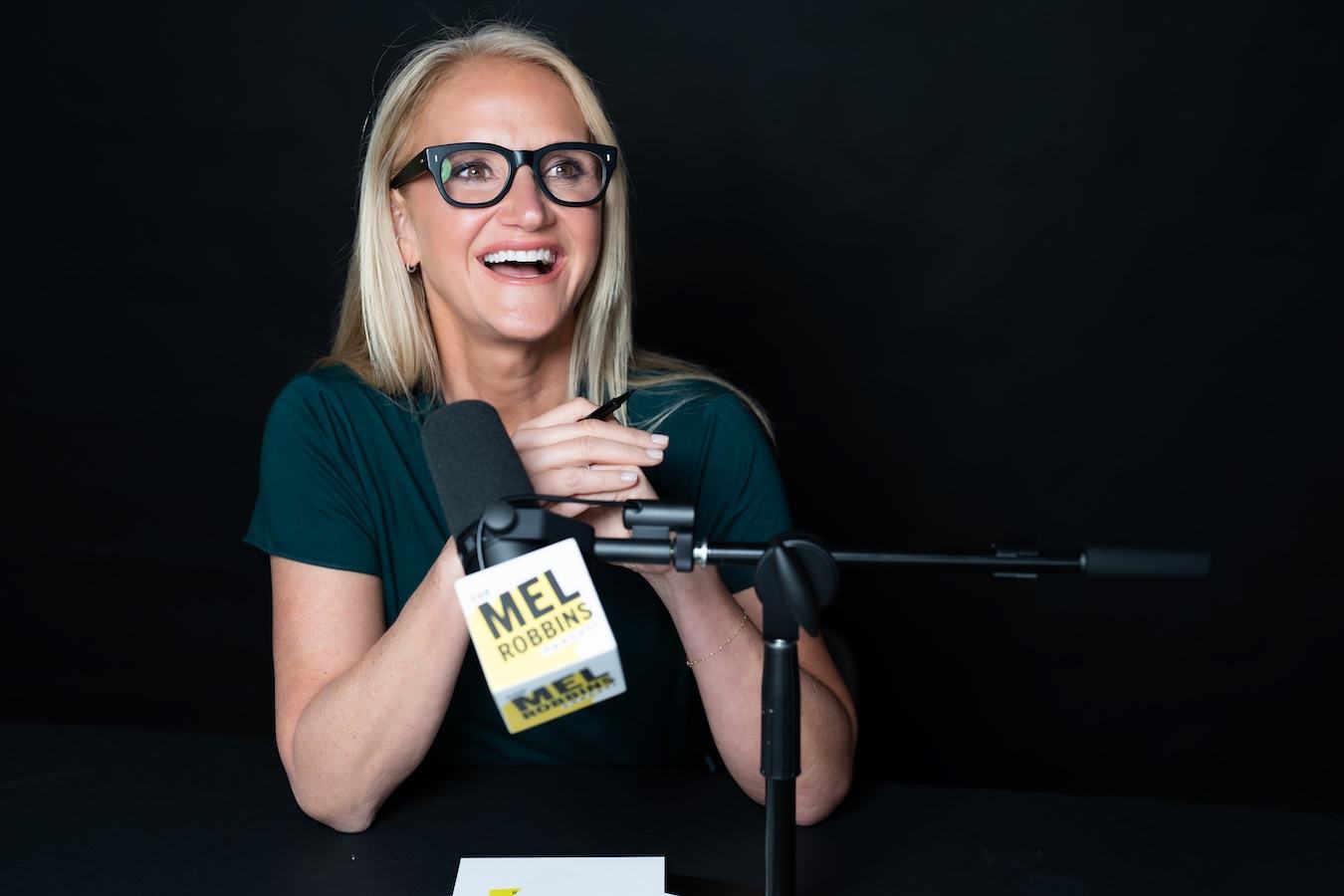 Mel Robbins, featured author at Something Inspirational