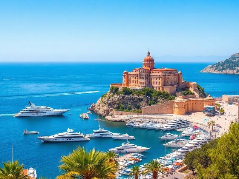 We had a family picnic in Monaco