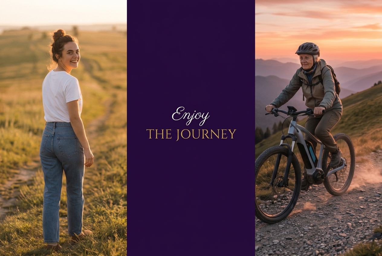 Enjoy The Journey, The Bench Halfway Up The Hill